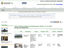 Tablet Screenshot of behindcity.com
